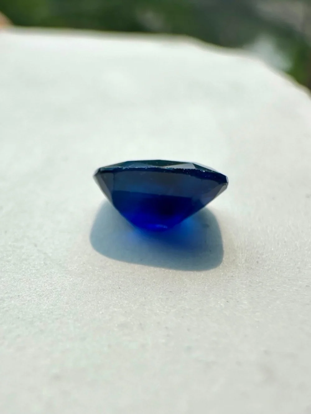 👑 1.54 CT Natural BLUE SAPPHIRE Certified Royal Blue Ceylon Gem